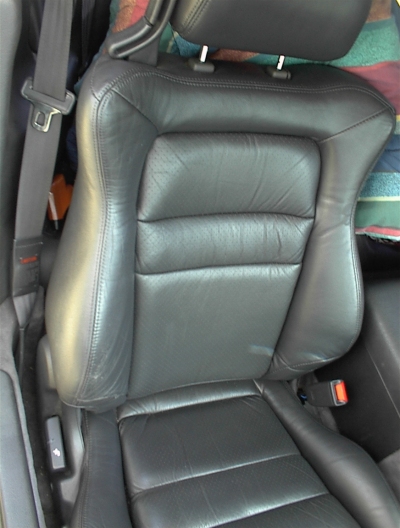 Closeup of Passengers Seat