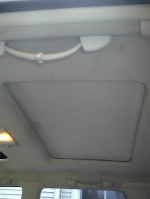 Rear sunshade refuses to open independently. It will open when sunroof opens.